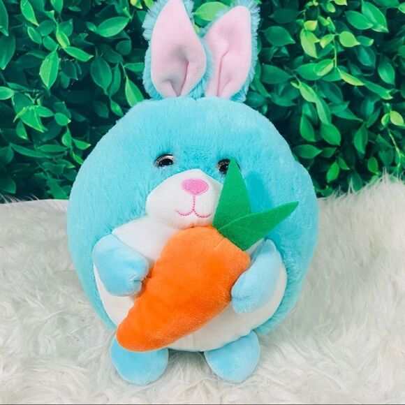 Hug Fun adorable bunny with carrot , stuffed animal , plush gift easter … - Picture 1 of 15